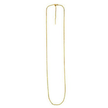 Load image into Gallery viewer, Endless Adjustable Cable Chain in 14k Yellow Gold (1.70 mm)