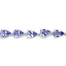 Load image into Gallery viewer, 9.25 Carat Genuine Tanzanite .925 Sterling Silver Bracelet