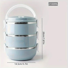 Load image into Gallery viewer, Stainless Steel Insulated Bento Lunch Box – 2/3/4 Layer