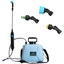 Load image into Gallery viewer, 5L/1/3 Gallon Electric Plant Sprayer Telescopic Rechargeable with 3 Spray Sprouts