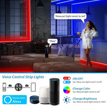 Load image into Gallery viewer, 5M LED Strip Light 5050 SMD RGB Waterproof Smart WIFI IR APP Controller