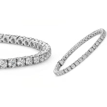 Load image into Gallery viewer, 5MM Round Cubic Zirconia Tennis Bracelet