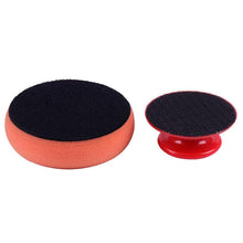 Load image into Gallery viewer, 5PCS Car Wash Wax Polish Pad Polishing Pad Sponge Microfiber Sponge Applicators Car Cleaning Cloth Microfiber Applicator For Auto Polisher Waxing Sponge Car Wax Applicator Pads Kit Sponge Applicators Soft Foam Waxing Pad with Grip Handle