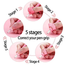 Load image into Gallery viewer, 5Pcs Children Writing Pencil Holder Kids Learning Practice Pen Aid Grip Posture Correction Device Child Writing Tools Pencil for Kids Handwriting Aid Correction Tool