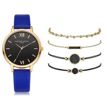 Load image into Gallery viewer, 5Pcs Elegant Stylish Buckle Quartz Wrist Watch Set - Fashion Watches For Women and Girls