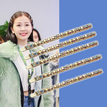 Load image into Gallery viewer, 5PCS Fashion Bling Crystal Rhinestones Hair Clips Women Hairpins Metal Barrettes Hair Styling Tools Accessories Headdress Gorgeous Hair Accessories For Women