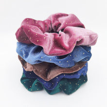 Load image into Gallery viewer, 5PCS/Set Velvet Scrunchies Elastic Rubber Hair Bands Women Girls Soft Solid Headbands Ponytail Holder Hair Rope Tie Accessories Ponytail Holder Accessories for Women And Girls