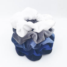Load image into Gallery viewer, 5PCS/Set Velvet Scrunchies Elastic Rubber Hair Bands Women Girls Soft Solid Headbands Ponytail Holder Hair Rope Tie Accessories Ponytail Holder Accessories for Women And Girls