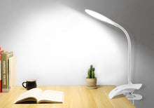 Load image into Gallery viewer, 5V USB power LED Desk lamp Flexible study Reading Book lights Eye Protect Table lamp With Clip For Home Decorative Table Lamp Cute Study Lamps for Bedroom Décor