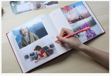 Load image into Gallery viewer, 6-inch Intert Photo Album 200 Pages Slip Memo Scrapbook Paper Baby Family Scrapbook Albums Wedding Foto Scrapbooking Album DIY Memorable Gifts For Loved Ones