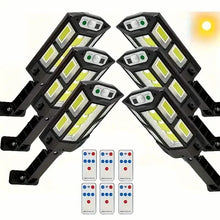 Load image into Gallery viewer, 6-Pack: Solar Powered Motion Sensor Outdoor Garden Light with 108 COB LED Lights