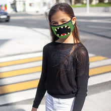 Load image into Gallery viewer, 6-Pack: Two-Layer Reusable Halloween Kids Face Mask With Adjustable Earloop
