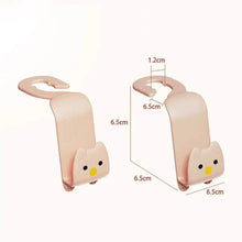 Load image into Gallery viewer, 6-Pack: Universal Car Seat Hanger Hooks Cute Cartoon Double-hook