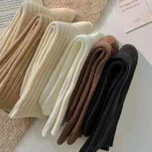 Load image into Gallery viewer, 6-Pairs: Thick & Warm Cream Color Sock