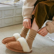 Load image into Gallery viewer, 6-Pairs: Thick & Warm Cream Color Sock