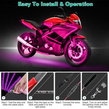 Load image into Gallery viewer, 6-Piece: Motorcycle LED Light Strips