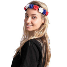 Load image into Gallery viewer, 6-Piece: Patriotic Flower Headbands