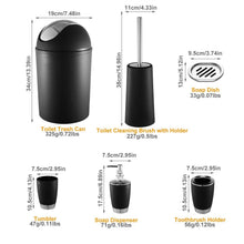 Load image into Gallery viewer, 6-Piece Set: Bathroom Accessories
