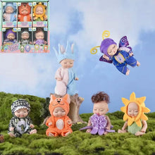 Load image into Gallery viewer, 6-Piece Set: Sleeping Doll Princess Girl Toy Gift Box Cute Variety Costume Shape Doll