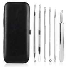 Load image into Gallery viewer, 6-Pieces Set: Blackhead Remover Comedones Extractor Acne Removal Kit