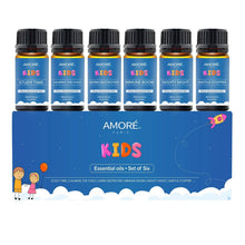 Load image into Gallery viewer, 6-Pieces Set: Natural Aromatherapy Kids Safe Essential Oils Starter Set