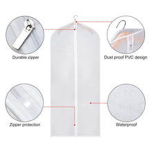 Load image into Gallery viewer, 6-Pieces: Zilink Clear Garment Bag Dress Bags