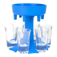 Load image into Gallery viewer, 6 Shot Glass Dispenser and Holder
