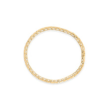 Load image into Gallery viewer, 10K Yellow Gold 4.00 Cttw Channel Set Round Diamond Tennis 7" Bracelet (J-K Color, I1-I2 Clarity)