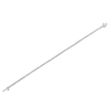 Load image into Gallery viewer, IGI Certified 5.0 Cttw Cut Diamond 14K White Gold Classic 7†Tennis Bracelet (H-I Color, I1-I2 Clarity)