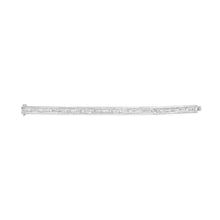 Load image into Gallery viewer, 14K White Gold 7 7/8 Cttw Princess and Baguette Diamond Eternity Line Tennis Bracelet (G-H Color, SI1-SI2 Clarity) - 7" Inches