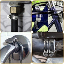 Load image into Gallery viewer, 60-Pieces: Hose Clamp Stainless Steel Adjustable Worm Gear