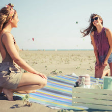 Load image into Gallery viewer, 60" x 78" Foldable Waterproof Picnic Blanket with Strap