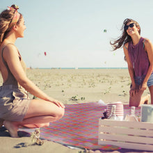 Load image into Gallery viewer, 60" x 78" Foldable Waterproof Picnic Blanket with Strap