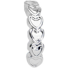 Load image into Gallery viewer, 16G 1/4 Stainless Steel Falling Hearts Tragus Cartilage Earring