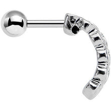 Load image into Gallery viewer, 16G 1/4 Stainless Steel Falling Hearts Tragus Cartilage Earring