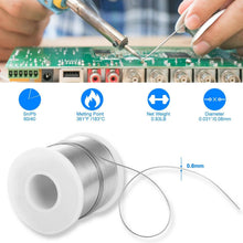 Load image into Gallery viewer, 60/40 Tin Lead Rosin Core 0.8mm 1.7% Flux Electrical Solder Wire