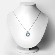 Load image into Gallery viewer, 1.90 Carat Genuine Swiss Blue Topaz .925 Sterling Silver Pendant