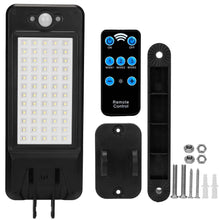 Load image into Gallery viewer, 60LEDs Solar PIR Motion Sensor Remote Control Wireless Lamp