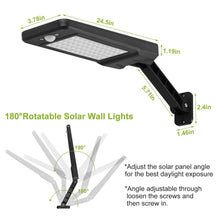 Load image into Gallery viewer, 60LEDs Solar PIR Motion Sensor Remote Control Wireless Lamp