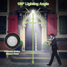 Load image into Gallery viewer, 60LEDs Solar PIR Motion Sensor Remote Control Wireless Lamp