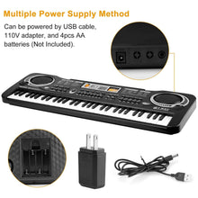 Load image into Gallery viewer, 61 Keys Digital Music Electronic Keyboard
