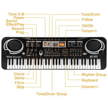 Load image into Gallery viewer, 61 Keys Digital Music Electronic Keyboard