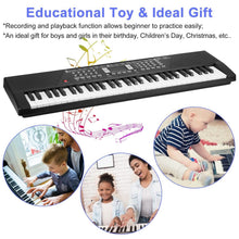 Load image into Gallery viewer, 61 Keys Digital Music Keyboard Electronic Piano