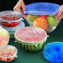 Load image into Gallery viewer, 6-Pack: Reusable Silicone Stretch Lids