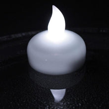 Load image into Gallery viewer, 6/12PCS Floating Candle Lights LED Floating Candles Flameless Tea Lights Warm Yellow Battery Operated Waterproof Decoration for Wedding Thanksgiving Christmas Waterproof Flameless on Water Candles LED Tea Light Wedding Party Decorative