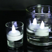 Load image into Gallery viewer, 6/12PCS Floating Candle Lights LED Floating Candles Flameless Tea Lights Warm Yellow Battery Operated Waterproof Decoration for Wedding Thanksgiving Christmas Waterproof Flameless on Water Candles LED Tea Light Wedding Party Decorative