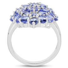 Load image into Gallery viewer, 4.62 Carat Genuine Tanzanite .925 Sterling Silver Ring