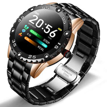 Load image into Gallery viewer, New Smart Watch For Men With IP67 Waterproof Protecion and Heart Rate Fitness Tracker Pedometer For Android and IOS sistems Steel Band Sports Men Smart Watch