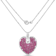 Load image into Gallery viewer, 8.03 Carat Genuine Ruby .925 Sterling Silver Pendant