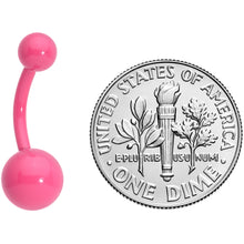 Load image into Gallery viewer, Pink Glow In The Dark Effect Belly Ring